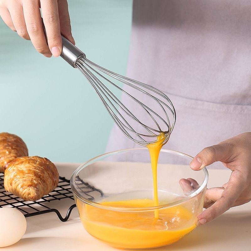 Máy đánh trứng bằng thép không gỉ Hướng dẫn sử dụng Máy trộn kem trứng Tiện ích nhà bếp Máy đánh trứng cầm tay MD6E