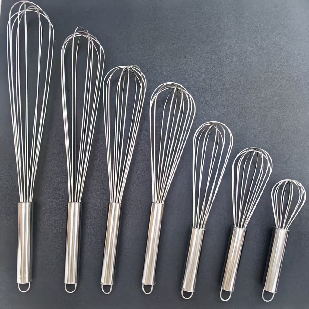 Tay cầm đánh trộn kem trứng bằng thép không gỉ, dụng cụ nướng tiện ích nhà bếp 9KFN