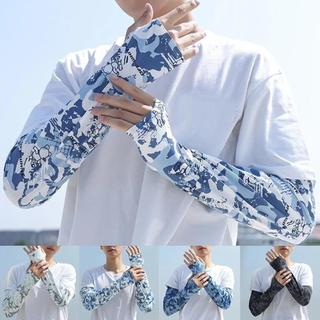(1 đôi) Còng băng ngụy trang dành cho nam/nữ, chống nắng, chống tia cực tím, còng thoáng khí