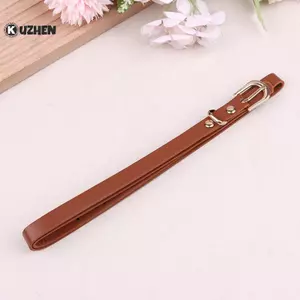 KUZHEN Hợp Thời Trang Đa Màu 105CM Thắt Lưng PU Dành Cho Nữ Mỏng Dây Đeo Có Thể Điều Chỉnh Có Pin Bule Cho Quần Jean Và Váy Mùa Hè Thắt Lưng Thông Thường HOT