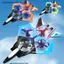 Máy bay mô hình UAV X72S Foam Quadcopter, Glider, Cánh quạt ba lớp, Máy bay cánh cố định de SKY