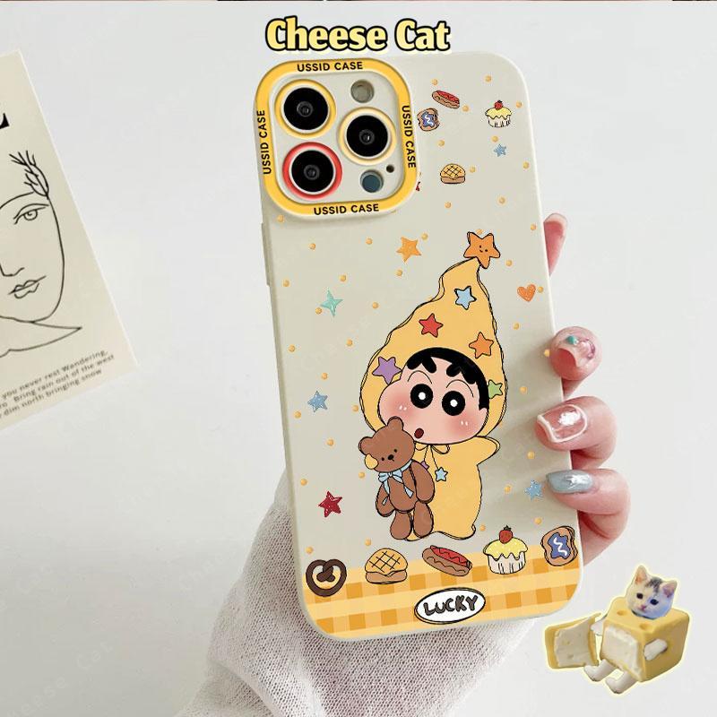 cho shin Ốp điện thoại hình ngôi sao dễ thương cho iPhone 17 Pro 13 14 15 Plus 11 12 16 Pro Max XR Xs Max 7Plus 6 8 SE