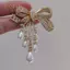 PNPIA- Sang Trọng Zircon Ngọc Trai Nơ sel Trâm Cài Thời Trang Cho Nữ Sáng Tạo Handmade Phù Hợp Với Corsage Chân Quần Áo Phụ Kiện Quà Tặng