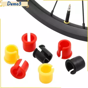 10 CÁI Schrader đến Presta, Phụ kiện xe đạp Bộ chuyển đổi vành van xe đạp màu vàng đen màu đỏ, Bộ chuyển đổi lỗ nhẹ bằng nhựa bền