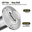Char Flush Mount Boat Deck Fill Cap Nắp bình chứa bằng thép không gỉ cho bình chứa nước nhiên liệu