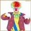 Mũi chú hề xốp đỏ + Tóc giả chú hề nhiều màu cho trang phục Cosplay hóa trang.