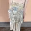 Đính cườm không đều Áo yếm in họa tiết Bohemian dáng rộng vừa vặn kỳ nghỉ mùa hè Áo ngoài