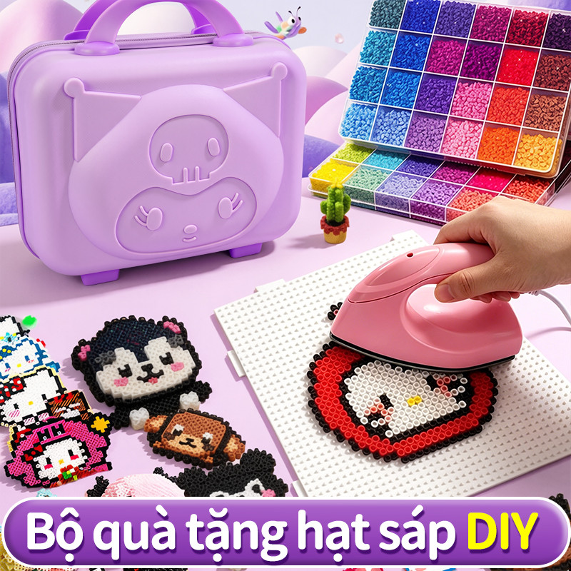 Hạt xếp mini 2.6mm DIY dễ ghép an toàn đồ chơi thủ công sáng tạo cho bé làm quà sinh nhật ý nghĩa