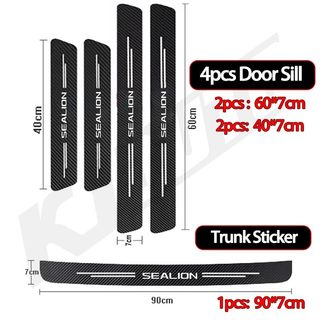 BYD Sealion 6 7 8 DM-i Tấm bảo vệ bệ cửa ô tô Chống trầy xước Ngưỡng cửa Thảm Scuff Tấm bảo vệ bàn đạp cửa tự động