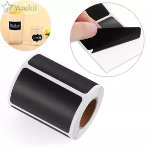 YUUKII 150 Cái / Cuộn Nhãn Dán Bảng Phấn Nhà Jam Jar Bảng Đen Nhãn