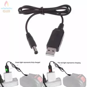 Cáp tăng cường GILL 5V sang 21V, Bộ chuyển đổi USB Giao diện DC Cáp sạc pin 21V, Tăng cường chuyển đổi Bộ sạc pin chuyên dụng để sạc pin và các ứng dụng thay thế