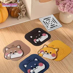 Vỏ thoát nước sàn thoát nước BORAGETE, Miếng dán thoát nước sàn dày có thể tái sử dụng, Thảm khử mùi silicon chống côn trùng bền bỉ cho bộ sưu tập tóc phòng tắm