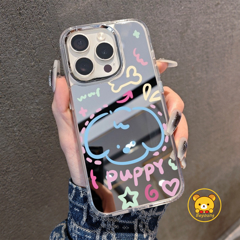 Ốp Điện Thoại Hình Chó Mèo Hoạt Hình Cho Huawei Pura 90 Pro Max 80 70 Pro Plus Ultra P60 P50 P40 Lite P30 Pro Vỏ Gương Chống Sốc Dễ Thương