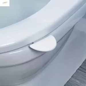 Tay cầm nắp bọc ghế ZENZON, Tay cầm nâng ghế vệ sinh bằng nhựa màu trắng, Giá đỡ Closestool Chống bẩn Thiết bị nâng nhà vệ sinh di động Du lịch