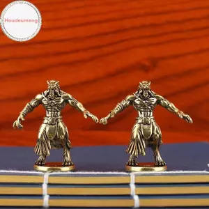 Hodou Vintage Đồng Người Sói Tượng Để Bàn Trang Trí Nhà Cửa Thủ Công Sinh Vật Kỳ Lạ Nặng Các Bức Tượng Nhỏ Phụ Kiện VN