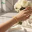 Vòng tay nữ Springevenstar màu vàng thanh lịch Thiết kế tối giản hoàn hảo cho thời trang cổ điển Springevenstar