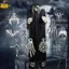 AqToCna 50 Chiếc Hỗn Hợp Halloween Bát Bộ Xương Bạc Quyến Rũ Mặt Dây DIY Trang Sức Làm AqToCna
