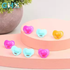 GHX 20 Chiếc Búp Bê Thu Nhỏ Núm Vú Giả Biểu Hiện Núm Vú Giả Đồ Chơi Phụ Kiện Nhựa Đồ Chơi Nhà Chơi Đồ Chơi Trẻ Em Nhà Búp Bê VN