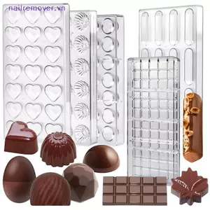 Khuôn Socola Polycarbonate 3D Quả Cầu Kim Cương Sô Cô La Bonbons Thanh Kẹo Bánh Kẹo Chuyên Nghiệp Làm Bánh Ngọt Dụng Cụ MỚI