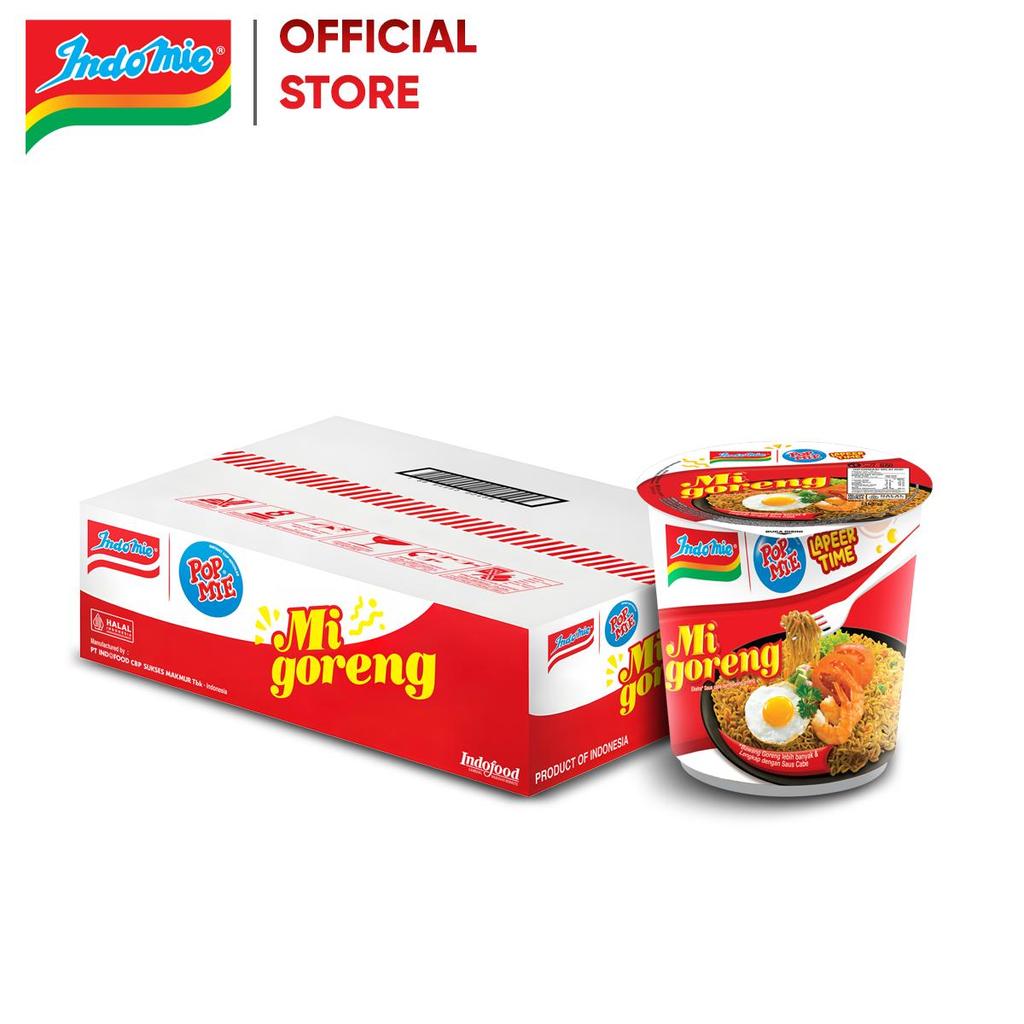 Mì ly Indomie Pop Mie Mi Goreng 80g x Thùng 12 ly