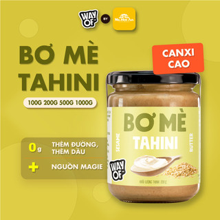 Bơ Mè Tahini 100% WayOf - Không Đường Không Dầu - Bổ Sung Canxi Eat Clean