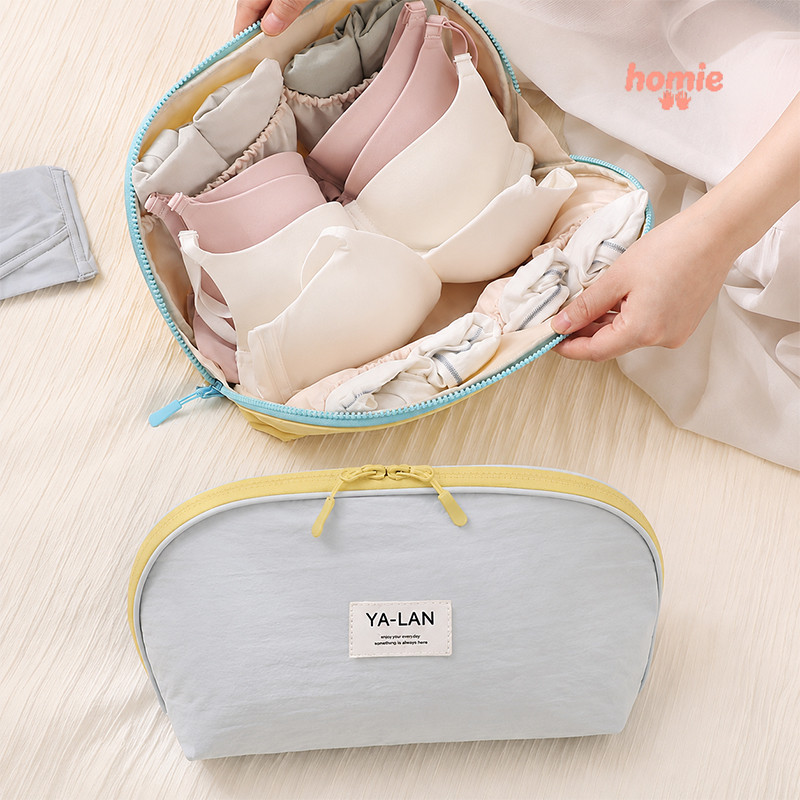 ✨Homie✨Túi Đựng Đồ Lót Du Lịch 3in1 Gọn Nhẹ Chống Thấm Vải Cao Cấp Đựng Nội Y, Tất, Đồ Cá Nhân