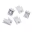 XUAN 5 Chiếc Thép Không Gỉ 304 Kệ Tủ Lạnh Hỗ Trợ Kẹp Tủ Đông Thương Mại Kệ Kẹp Braet Kệ Phần Phụ Kiện Nhà VN