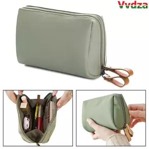 VVDZA Túi đựng mỹ phẩm Tổ chức túi nhỏ Túi vệ sinh Túi đựng tiền xu
