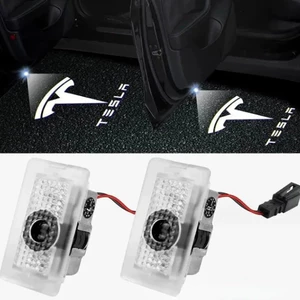 Chính Thức 2 / 4 Cửa Ô Tô LED Máy Chiếu HD Chào Mừng Đèn Laser Cho Tesla Model Y 3 S X