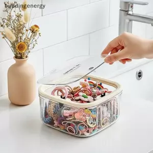 {BUDDI} Hộp bảo quản phụ kiện tóc cho trẻ em Dây buộc tóc cho bé gái Kẹp tóc Dây thun Bảo quản trang sức Hộp nhỏ {buddingenergy}