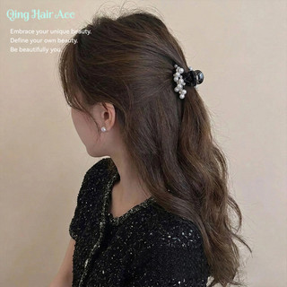 Kẹp tóc ngọc trai mini Hàn Quốc cho nữ, ngọt ngào, giữ tóc gãy, kiểu cá mập