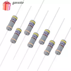 Điện trở GAVESTO 470 Ohm, Điện trở phim Carbon 4 băng tần, Dễ dàng dung sai 5% cho các dự án và thí nghiệm điện tử DIY