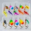 Mồi Spinnerbait tổng hợp hình bầu 3g / 4.5g với thiết kế giả cá hồi để câu cá nước ngọt