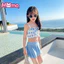 Đồ bơi trẻ em hai mảnh dễ thương có váy treo phong cách Bể bơi bãi biển dành cho bé gái
