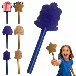 GAVESTO Wand Tap To Pay, In hình bông tuyết Magic Wand Hộp đựng thẻ thanh toán không tiếp xúc, Ngôi sao di động vui nhộn Giá đỡ thẻ tín dụng Tap-to-pay Dễ dàng thanh toán