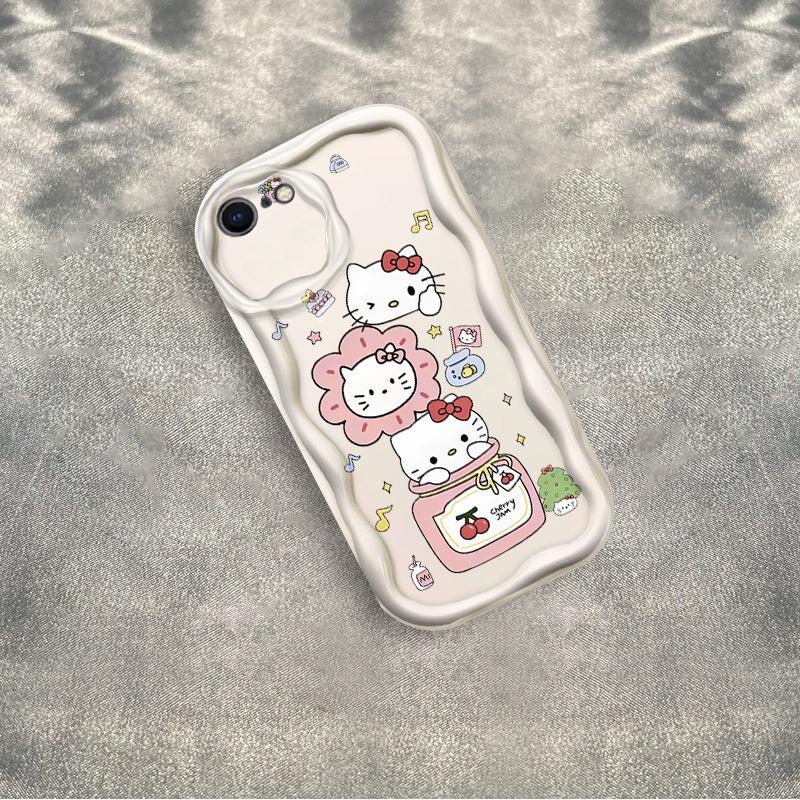 Thích Hợp Cho iPhone 6 6S 6 Plus 6S Plus 7 8 Plus SE 2020 3D Mềm TPU Kitty Cat Vỏ Điện Thoại Chống Sốc
