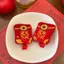 Gong Xi Fa Cai ~ Năm Mới May Mắn Phong Bì Màu Đỏ Kẹp Tóc Lễ Hội Dễ Thương Kẹp Tóc Mũ Đội Đầu Năm Mới Trung Quốc Kẹp Trước Mặt FCZD