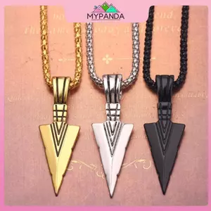 MYPANDA 1 Trang Sức Vàng Bạc Màu Đầu Mặt Dây Chuyền Dây Xích Dài Dây Buộc.