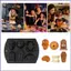 Halloween Khuôn Silicon 6 Khoang Đầu Lâu Mộ Dễ Dàng Phát Hành Khuôn Bánh Quy Vui Nhộn Cho Brownies Muffin Cupcake muueadsyvn