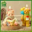 SWEET 3D Gấu Dễ Thương Nhựa Khuôn Nến Làm Xà Phòng Silicon Fondant Chocolate Kẹo Khuôn Trang Trí Bánh DIY Nghệ Thuật Thủ Công Quà Tặng Khuôn n