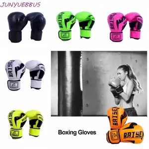 JUNYUE88US 1 Găng tay đấm bốc, Găng tay tập luyện bằng da PU 8 oz 10 oz, Chống mài mòn Độ đàn hồi cao Găng tay đục lỗ Độ bền tốt Hộp đá hạng trung