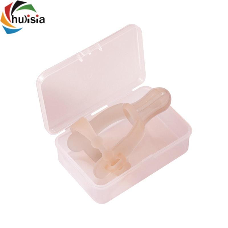 Bé Miếng Dán Ngón Tay Cái Silicon Đeo Cổ Tay Ngậm Nướu Ngừng Thói Quen Bú Tay Bảo Vệ Cho Trẻ Sơ Sinh