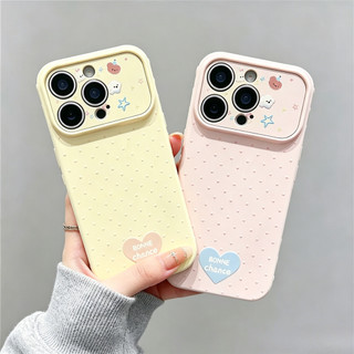 Ốp Lưng Cho IPhone 15 16 13 17 11 14 12 Pro Max air XR 16 7 15 14 8 Plus Bìa mềm họa tiết chấm bi hình động vật
