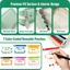 CPINCP 7 / 14 CÁI Hộp đựng thuốc hàng tuần, Hộp đựng thuốc không chứa BPA chống thấm nước, Thiết kế dây kéo di động Bộ túi đựng thuốc mã hóa màu có thể tái sử dụng Sử dụng hàng ngày