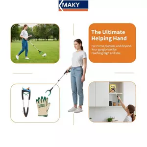 MAKY Rác Pier Gripper Có Thể Gập Lại Thùng Rác Grabber Với Xoay 360 Vuốt Reacher Extender Cho Vườn Litter Collection VN