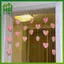 SWEET Lãng Mạn Hình Trái Tim Cửa Treo Rèm Phong Cách Hàn Quốc Dây Mặt Dây Vách Ngăn Cửa Rèm Trang Trí Phòng Ngủ Phụ Kiện n