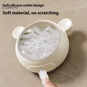 GCDHome Nhựa Bọc Hộp Bảo Quản Bám Phim Tổ Chức Treo Tường Chống Bụi Hộp Bọc Thực Phẩm Quấn Ra Nhà Bếp Hộp Bảo Quản HOT