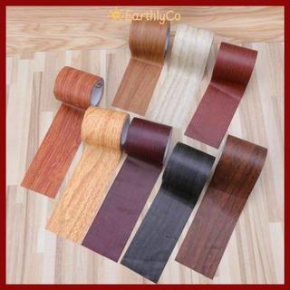 [Giao hàng từ Việt Nam] Băng keo cuộn EARTHLYCO 5M / cuộn, Nhãn dán sửa chữa sàn thực tế hạt gỗ, Đồ nội thất chống nước tự dính chất lượng cao Cải tạo trang trí nhà cửa
