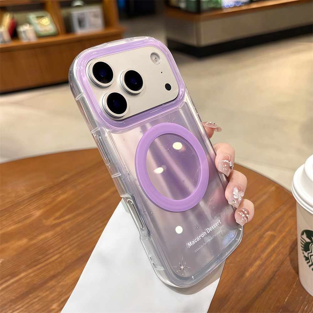 Ốp Điện Thoại Aurora Gradient Thời Trang Cho iPhone 17 Pro Max 16 13 14 15 Pro Max Bảo Vệ Ống Kính Chống Rơi Vỏ Cứng Bảo Vệ Điện Thoại