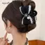 AqToCna Vintage Thanh Lịch Vải Nơ Vuốt Tóc Tinh Tế Hoa Camellia Kẹp Tóc Cho Nữ Cô Gái Tính Khí Mũ Phụ Kiện Tóc AqToCna
